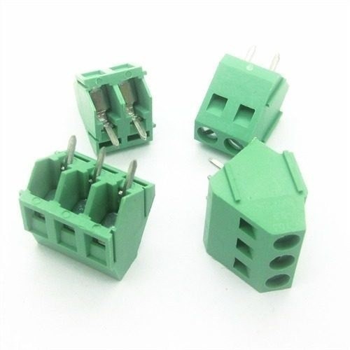 Borne Kre 3 Vias 45graus  Parafuso 5mm  Kf-103