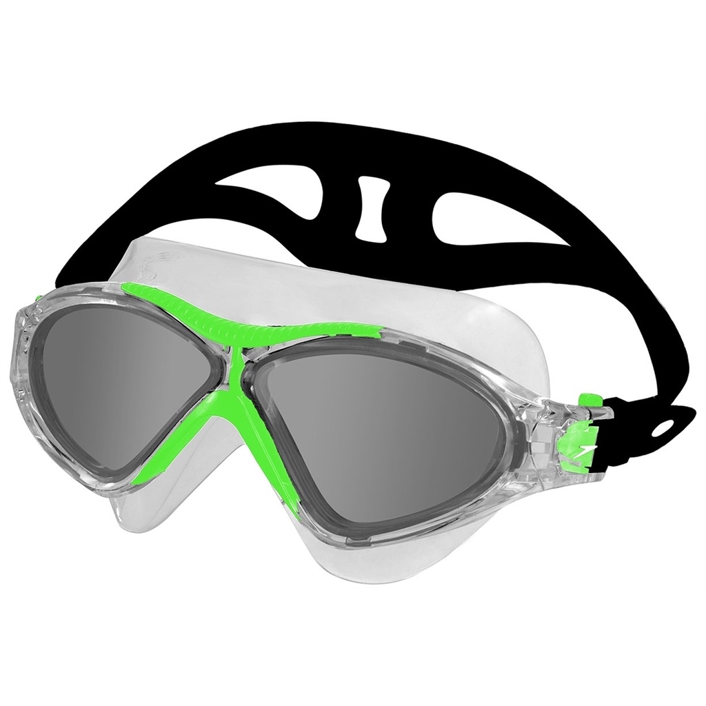 Óculos Omega Swim Mask Speedo 509161 Verde/Fumê