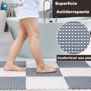 Kit 15 Tapete modular para box banheiro superficie antiderrapante sauna banho em Oferta na Shopee
