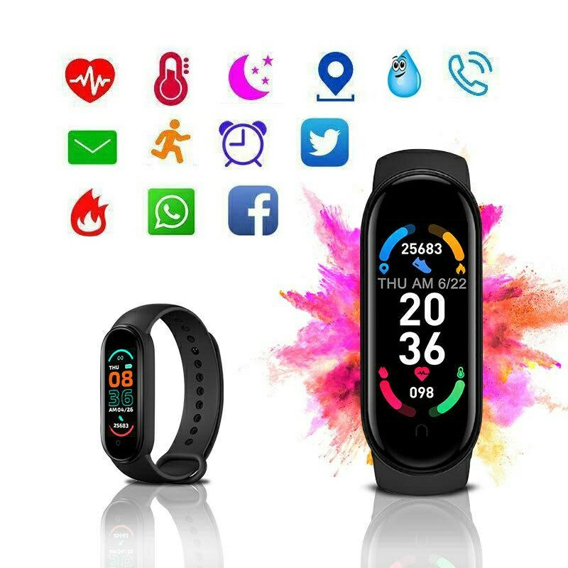 relógio digital M6 smartband
