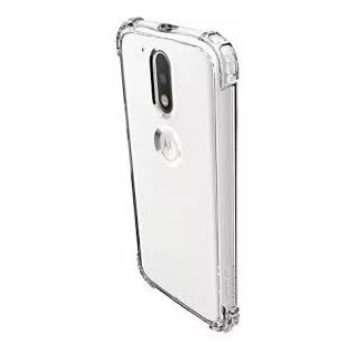 Capa Anti Impacto Moto G4 Plus XT1640 5.5 com borda transparente