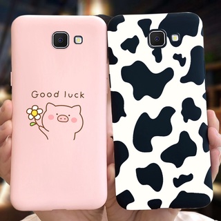 Capa Flexível De Silicone Com Desenho Fofo Para Samsung Galaxy J7 Prime G610Y/DS J7Prime 2 G611FF on7 2016