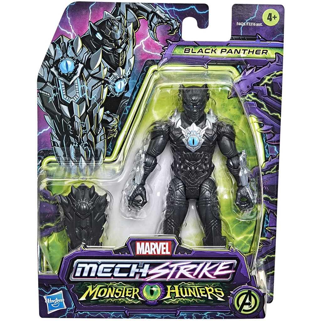 Boneco Pantera Negra Monster Hunter Hasbro F4426