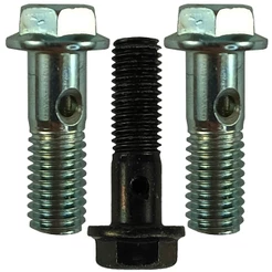 Kit parafusos tubo duto de óleo tampa lateral CBX250 Twister XR250 Tornado CB300 XRE300 (com furo) parafuso do retorno