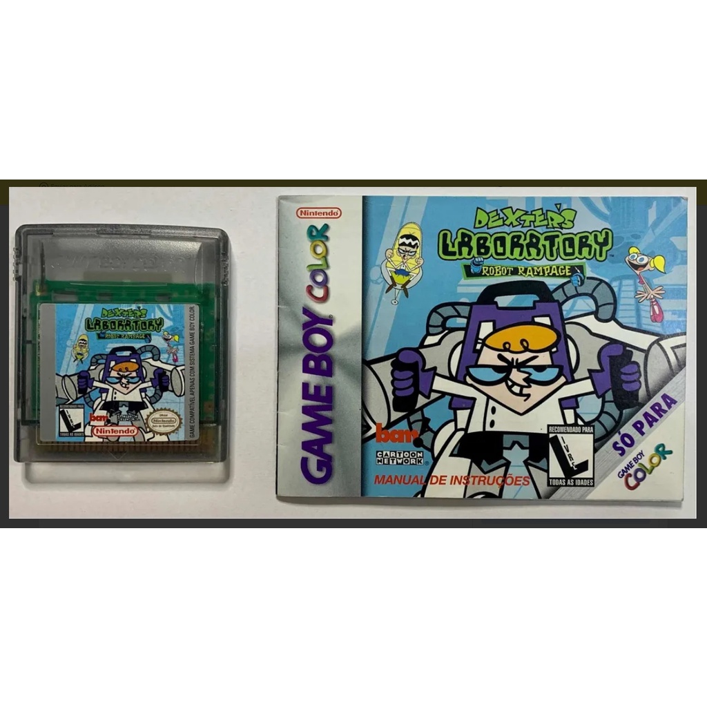Dexter's Laboratory Robot Rampage Original Gradiente GameBoy Color com ...