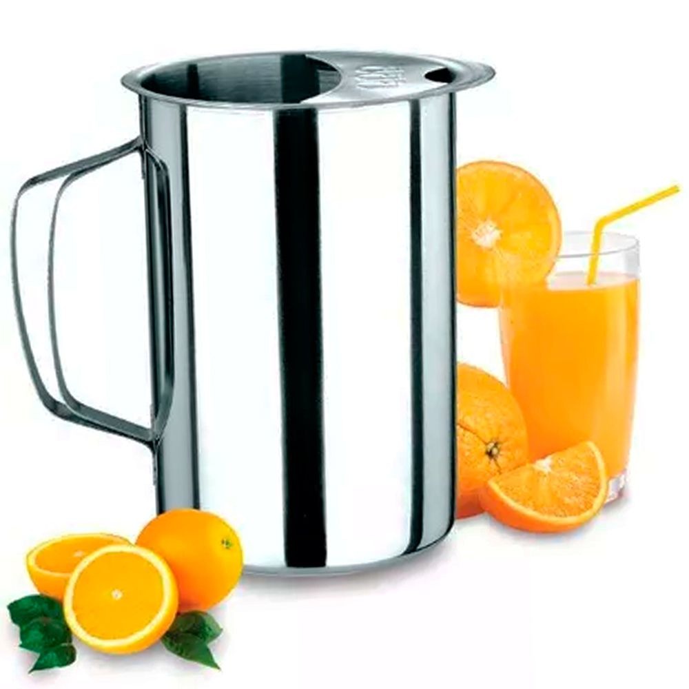 Jarra de Inox com Alça e Bico Separador 1,8l | Shopee Brasil