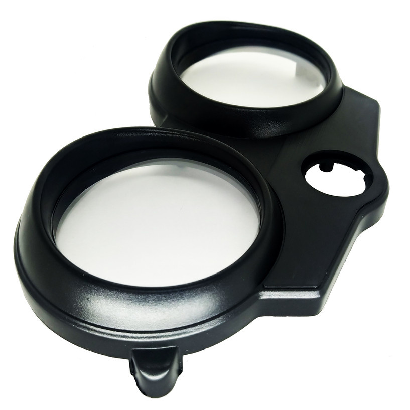 Carcaça Superior Painel Moto Honda CG Fan 125 Tampa Preta Com Lente Orbital 2005 2006 2007 2008 2009 2010 2011 2012 2013