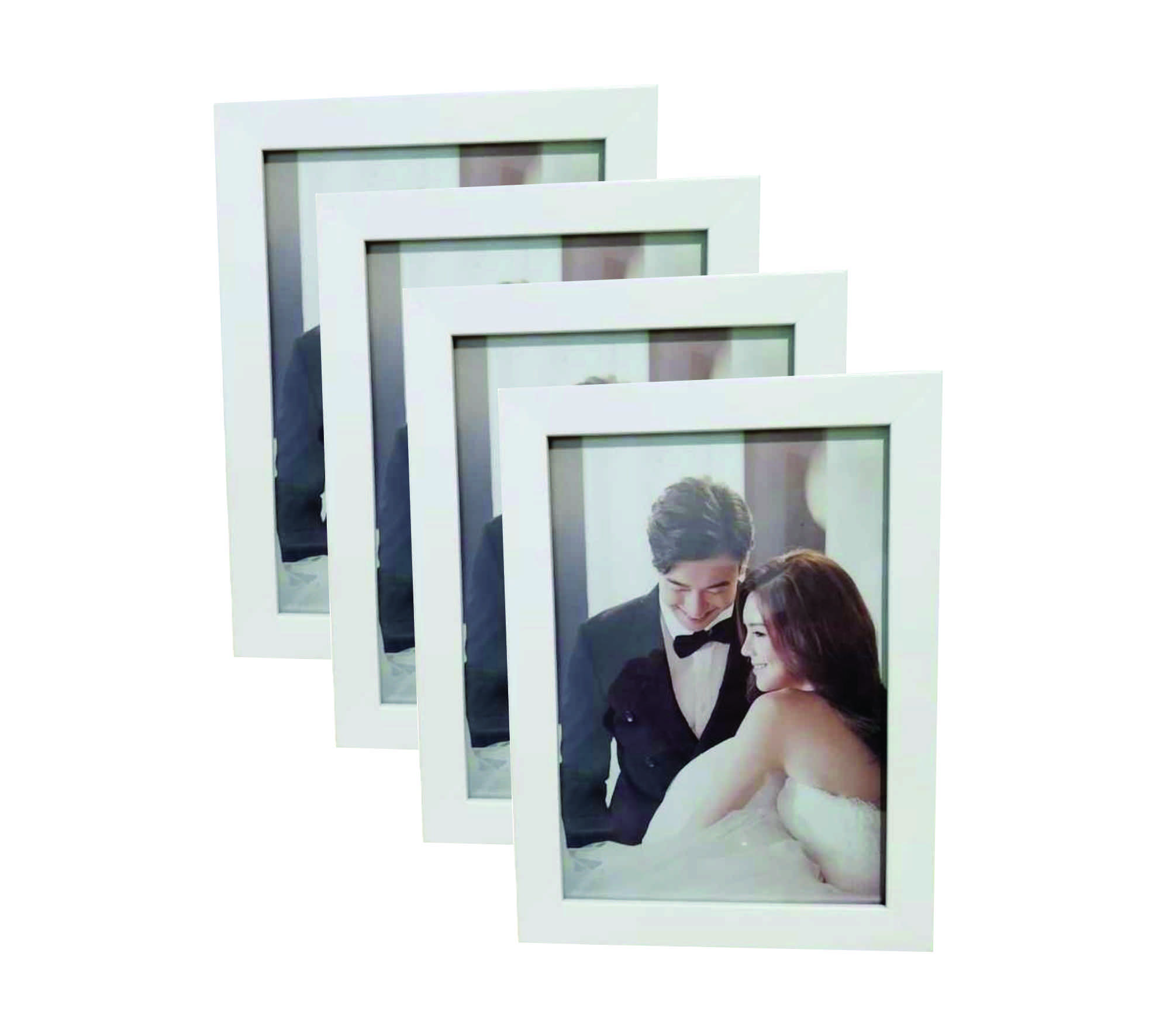 Kit Porta Retrato X Foto Moldura Vidro Branco Shopee Brasil