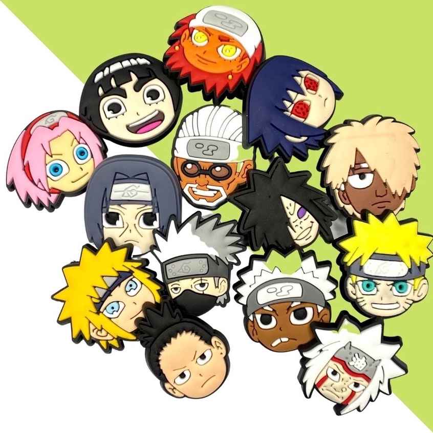 Pin de Crocs / Crocs Pins enfeites de Naruto / Jibbitz / Crocs Charms para Babuche Shopee Brasil