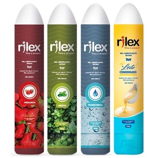 Lubrificante 100 gramas Rilex em formato de pênis. Sex Shop