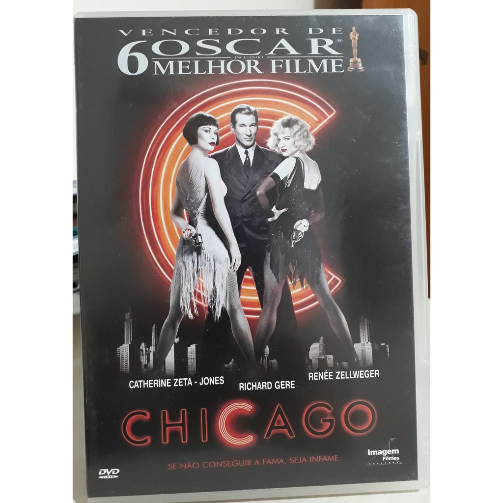 Dvd Chicago Zeta Jones Richard Gere Renee Zellweger imagem filmes