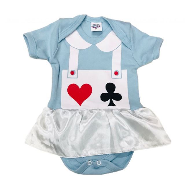 Body De Bebe Mesversario Personagem Tematico Mesversario Alice No Pais Das Maravilhas Shopee Brasil