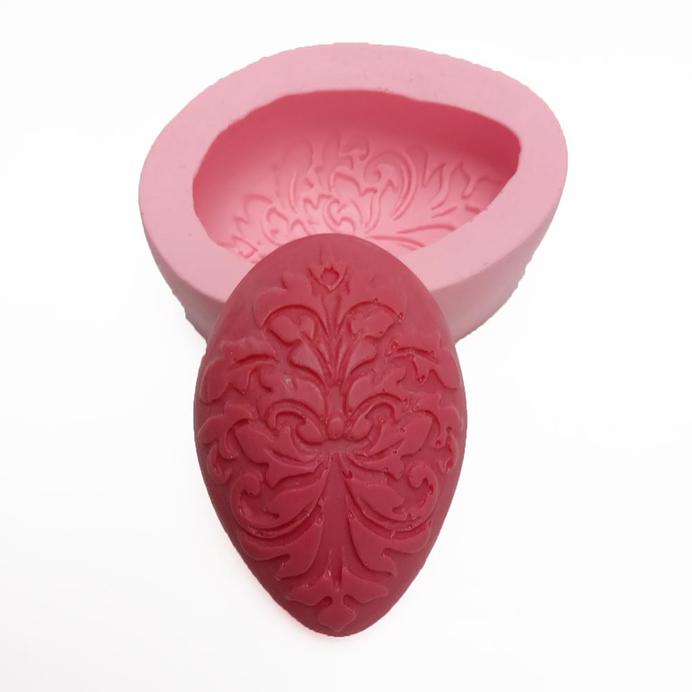 Forma de Silicone Brasão Médio OVAL  Para Sabonetes