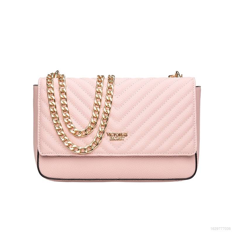 Victorias Secret Festival CROSSBODY Tassel Gold Studded Purse Tote Handbag,  Pink Peach 