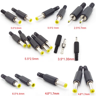Adaptador De Tomada De Alimentação DC Macho 3,5x1,35 4,0x1,7 4,8x1,7mm 5,5x2,1mm 2,5 Áudio CCTV em Oferta na Shopee