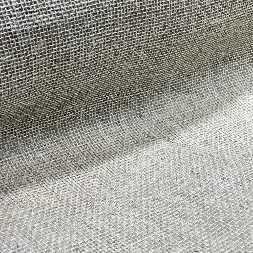 Tecido Juta 100% Natural - Tela - 1,0 x 1,00 mt de Largura Decoração Artesanato Patchwork