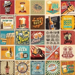 Papel de Parede Para Cozinha Cervejas
