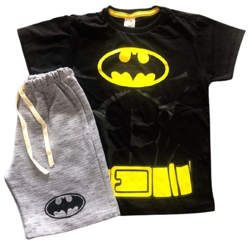 Conjunto Batmam Infantil Personagem Heróis Linha Premium Barato