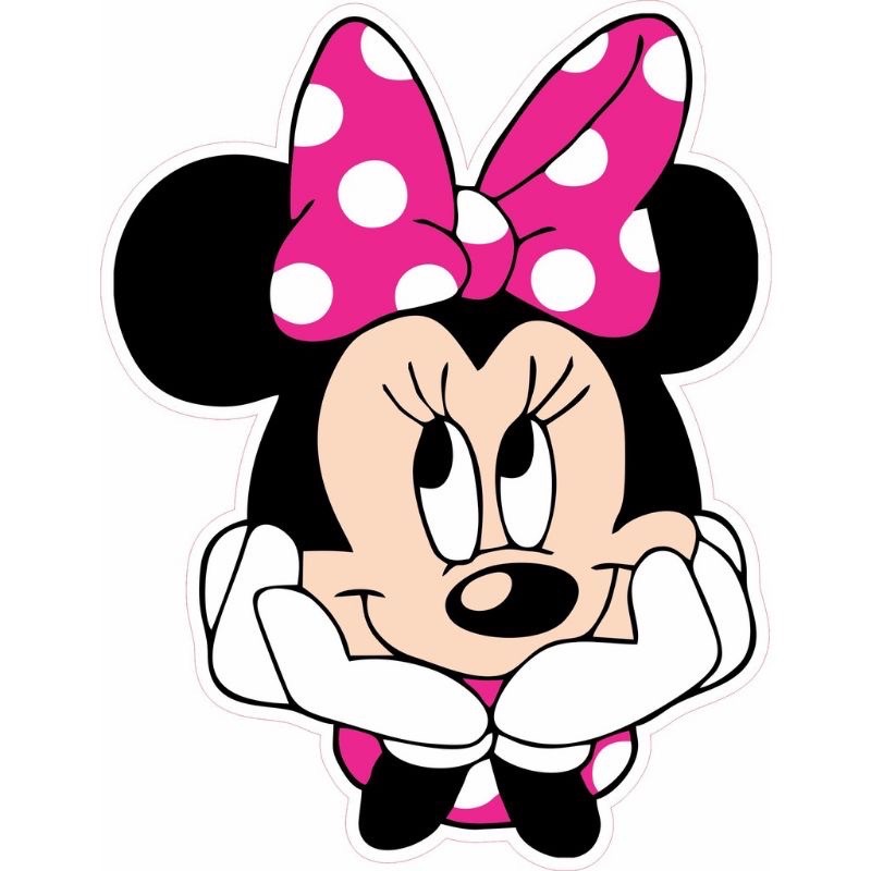 Adesivo Decorativo Infantil Minnie Adesivos decorativos infantis para quarto em Oferta na Shopee