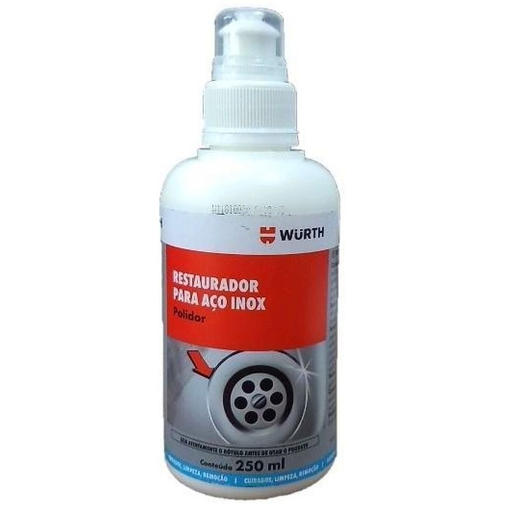 Restaurador Aço Limpeza Brilha Inox 250ml