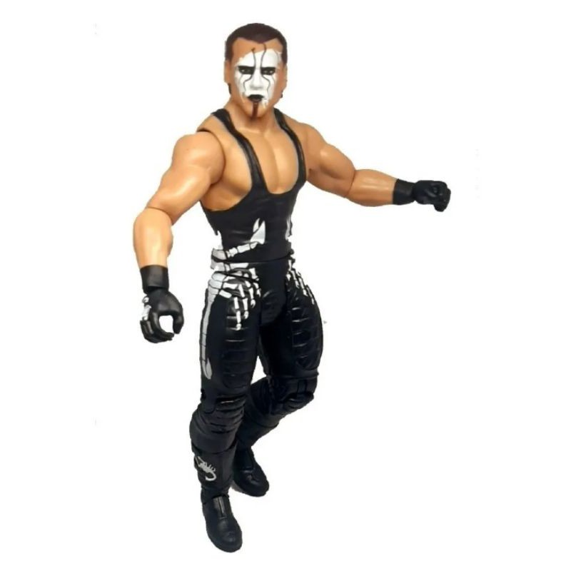 boneco Action Figure Sting WWE jakks Pacific 18 cm I5