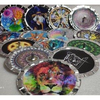 Incensário de metal diversos II variados com signos do zodíaco