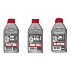 3 Fluído De Freio Motul Dot 5.1 Sintético De 500ml Cada