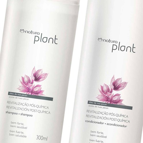 Natura Plant Revitalização Pós Química Shampoo e Condicionador Regular