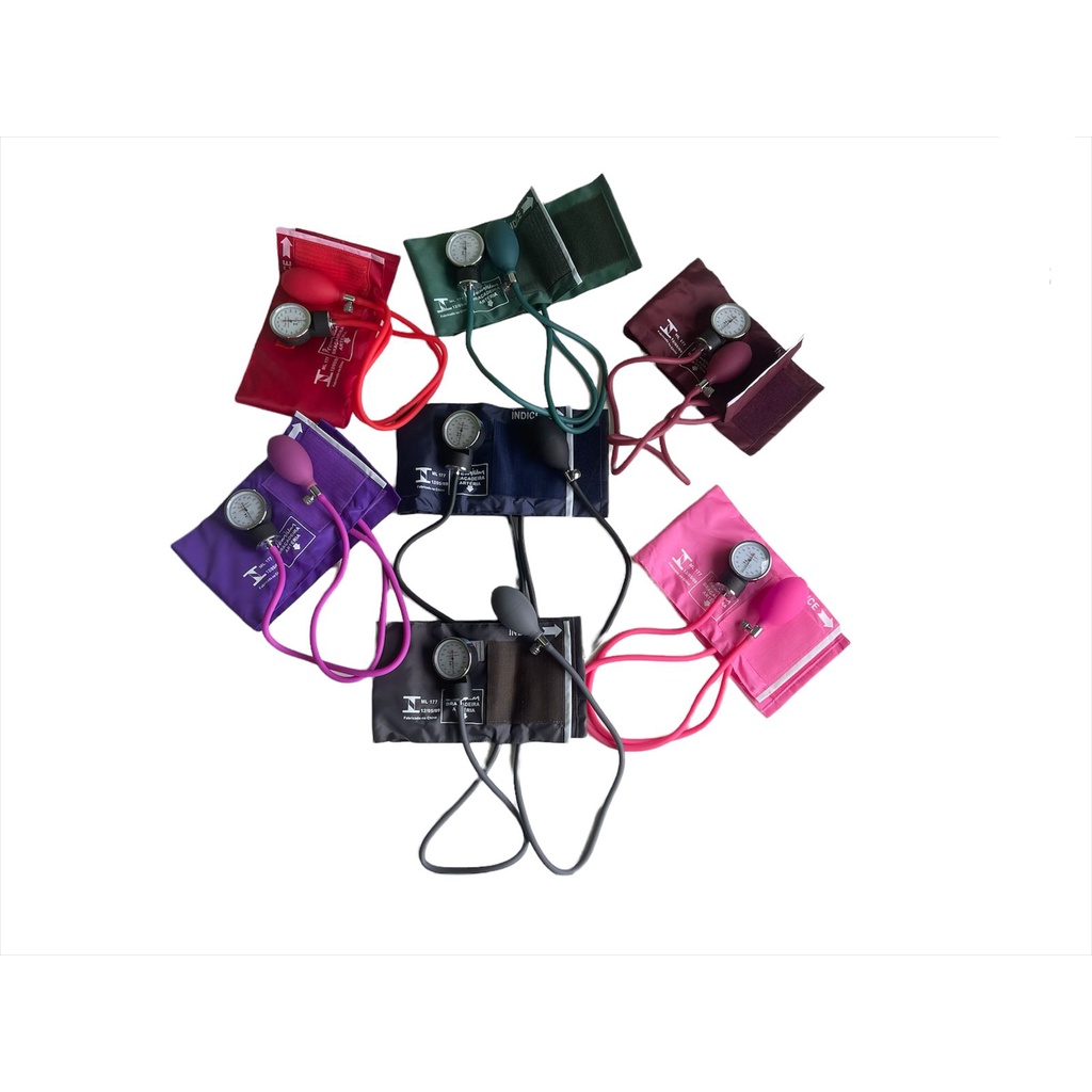 Aparelho de pressão arterial calibrado esfigmomanômetro/tensiômetro - Premium - Diversas Cores em Oferta na Shopee