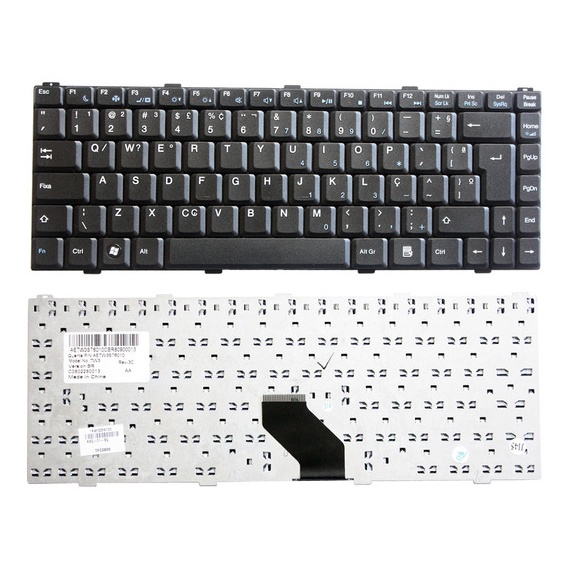 Teclado Dell Part Number Aetw3st6010 Abnt2 Br Ç