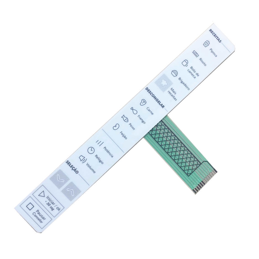 MEMBRANA COMPATIVEL MICROONDAS BRASTEMP BMS 45CB BRANCA - BMS45 em Oferta na Shopee