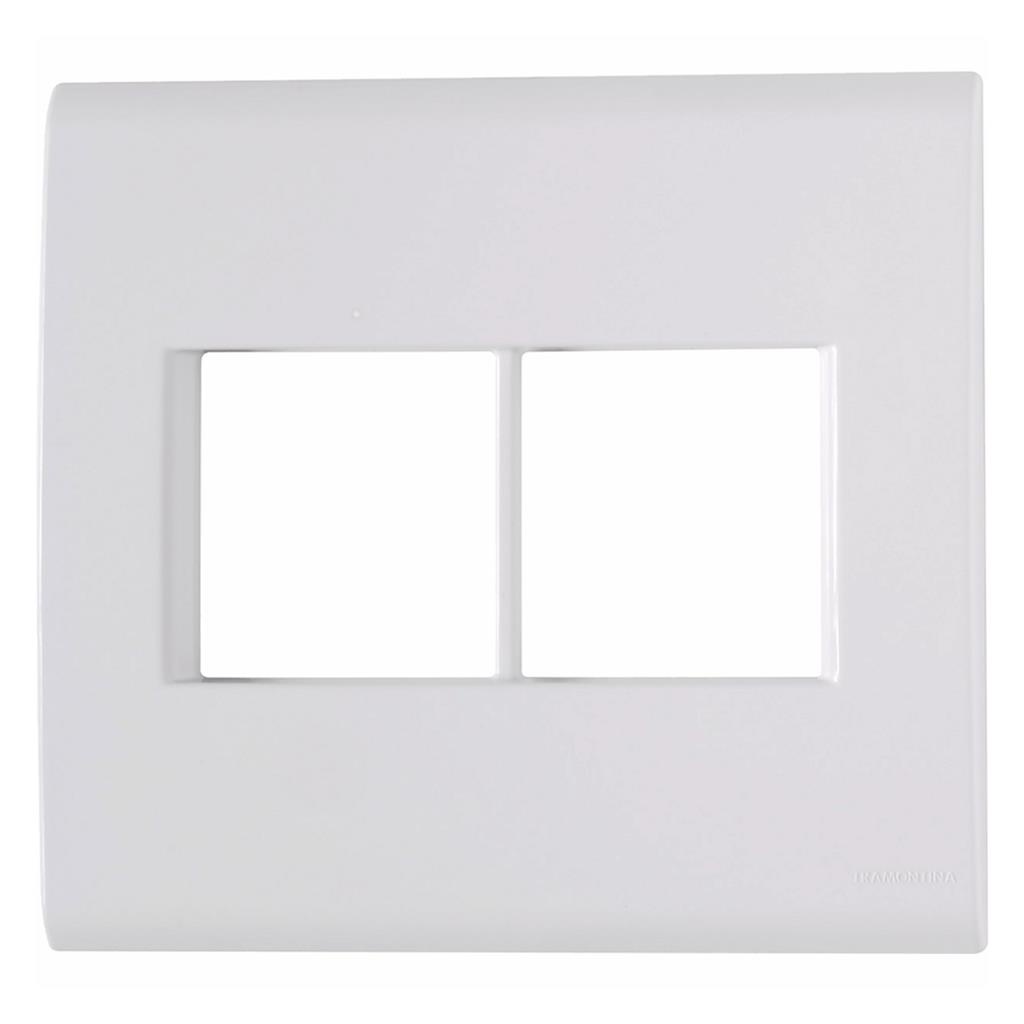 Placa Acabamento 4x4 2+2 Postos Com Suporte Liz Tramontina em Oferta na Shopee