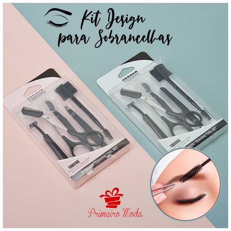 Kit Design para Sobrancelhas 5 Peças em Oferta na Shopee