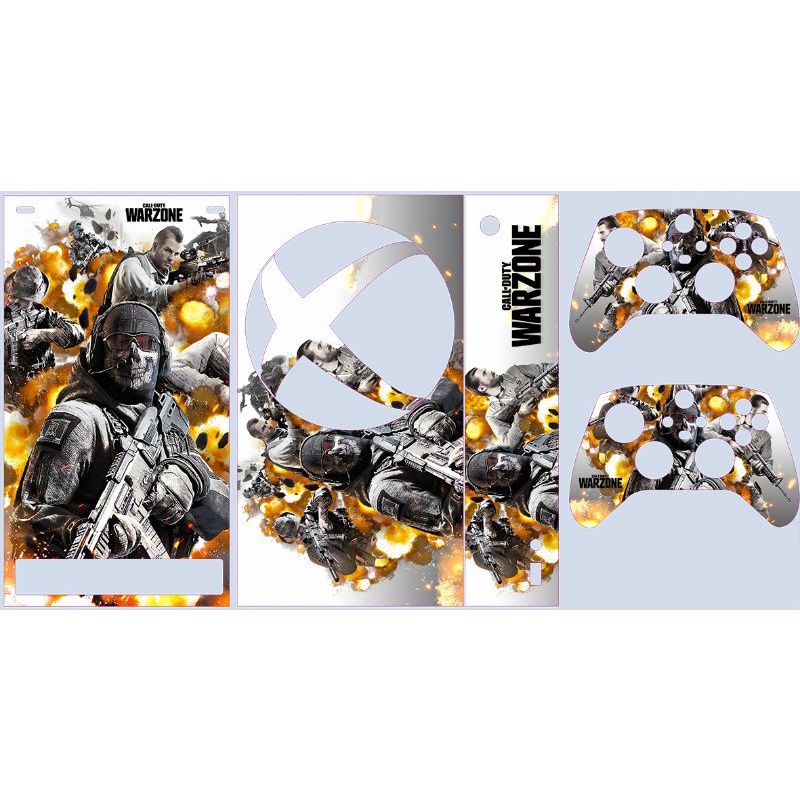 Skin Adesiva Xbox Series S - Warzone