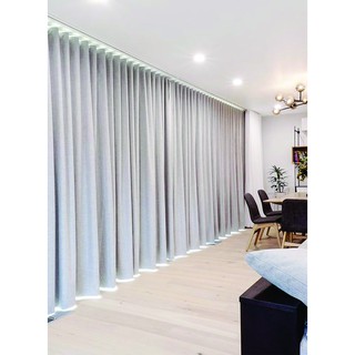 Cortina Tecido Blackout 70% - 5,6m x ALTURA SOB MEDIDA - Para trilhos MAX