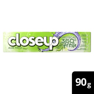Gel Dental Closeup Com Flúor Aloe Vera Hortelã e Limão 90g