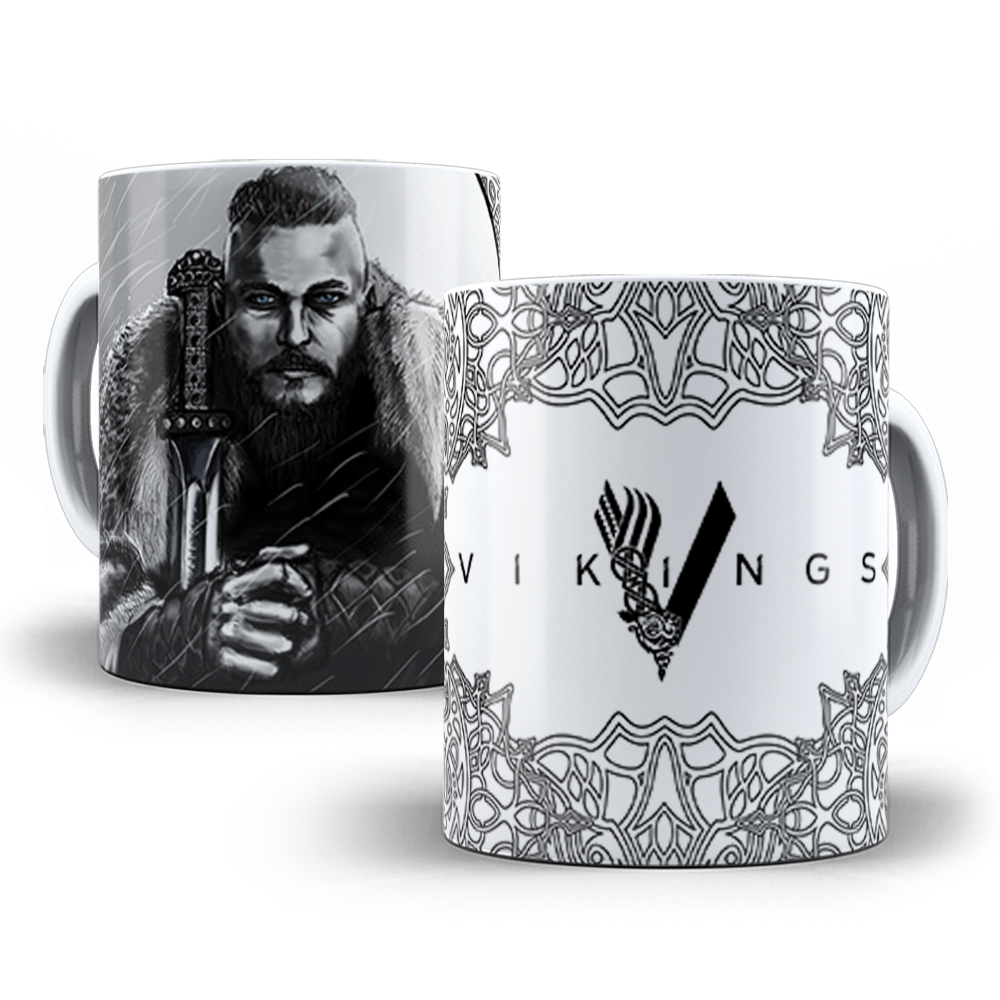 Caneca Vikings Série Ragnar Modelo 1