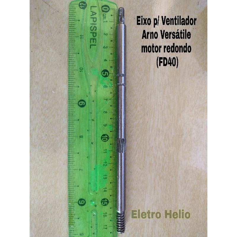 Eixo para Ventilador Arno Versátile fd40 motor redondo