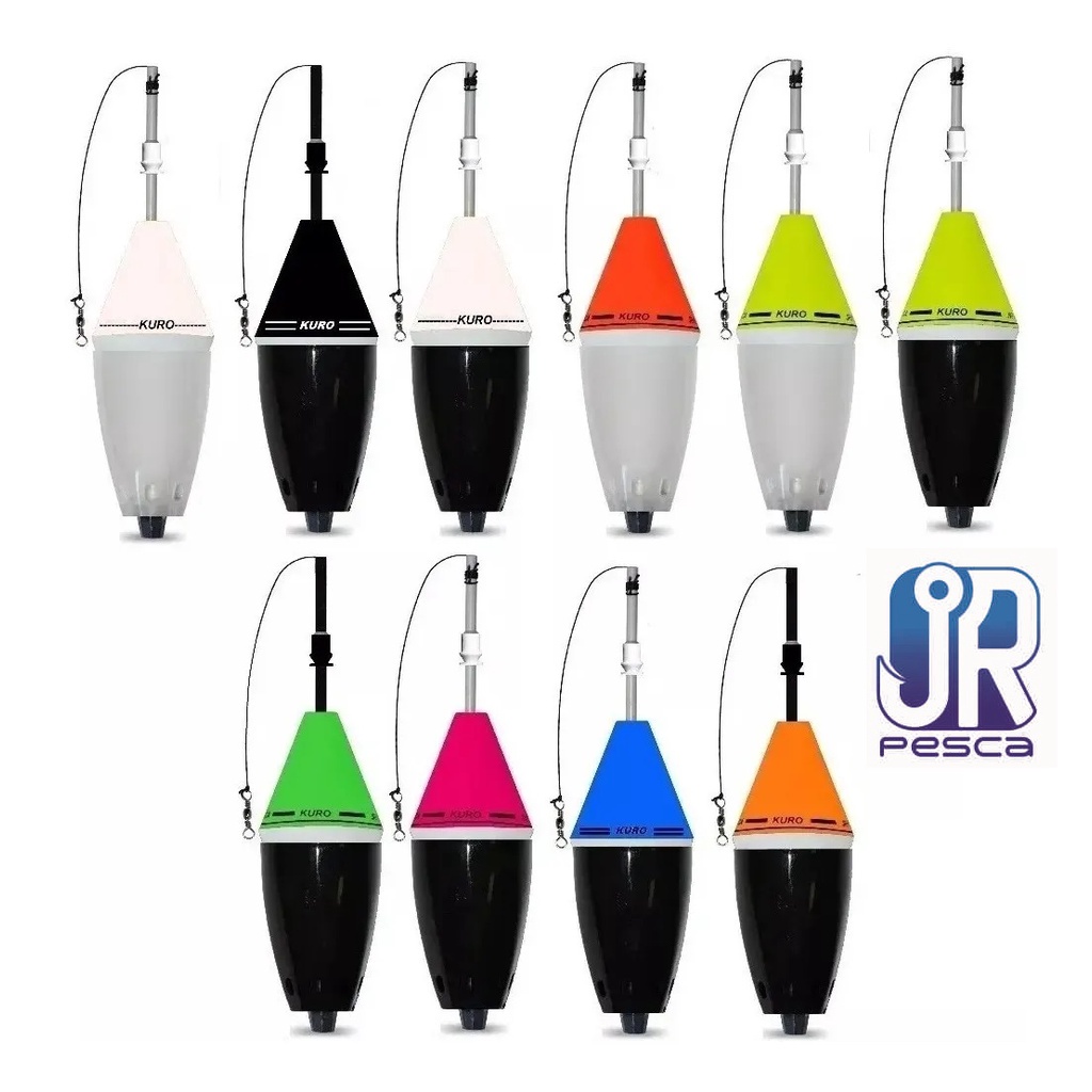 Bóia Cevadeira Kuro c/amortecedor JR pesca