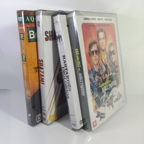 Case Protetora para Mídia Física, Bluray, CD, Steelbook, DVD, Playstation, Xbox, Switch - 5 Unidades — imagem 2 de 2