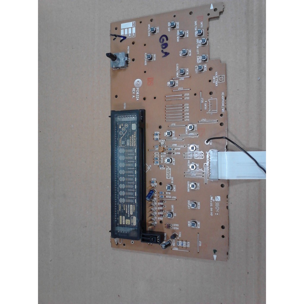 Placa Do Painel Do Som Gradiente Gba 110