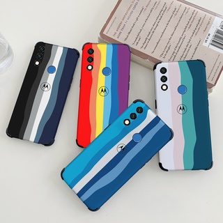 Capa Original Oficial Cor do Arco-Íris Para Motorola MOTO E7 Power G10 G20 G30 G60 G100