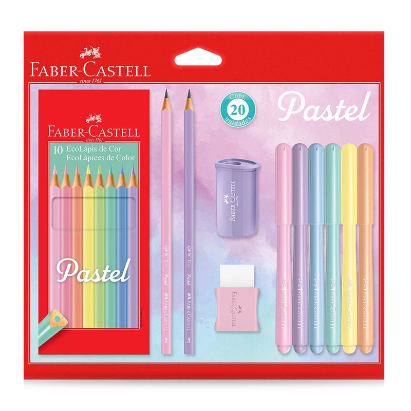 Kit Pastel Com Itens Kit Pastel Faber Castell Shopee Brasil