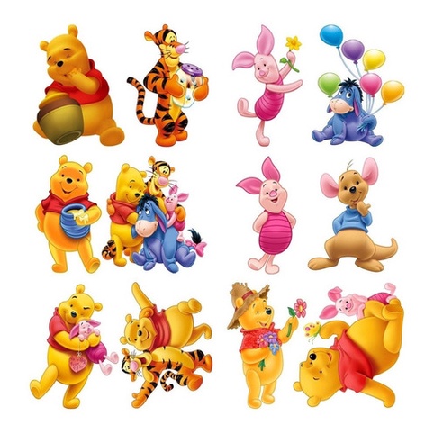Kit 12 Display Mesa Ursinho Pooh Novo Festa Decoração 20cm em Oferta na Shopee