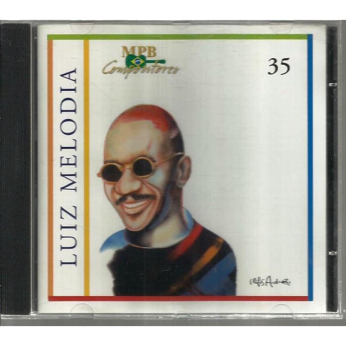 1298 Mcd- Cd Original 1997- MPB Compositores- Nº. 35- Luiz Melodia- Musica Popular Brasileira