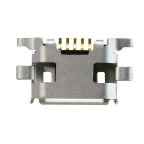 Kit 05 Conectores De Carga Moto G2 - Tipo Curvado (ver imagem)