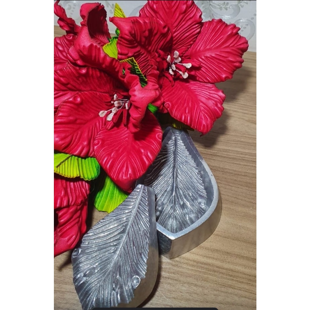 Frisador Golfrador em Alumínio/ Flor de Filó 11 cm