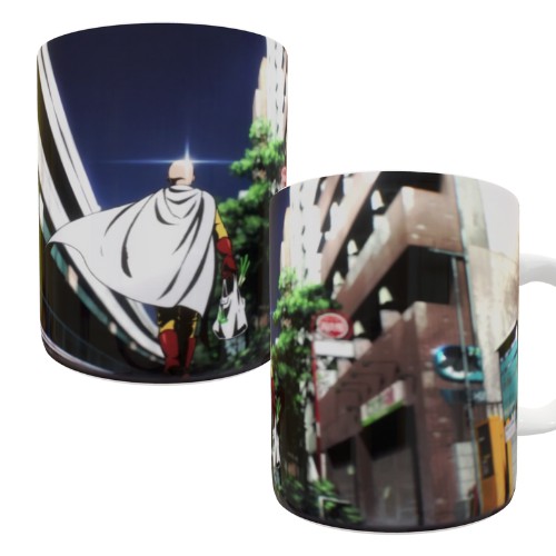 Caneca personalizada One Punch man - Saitama Fubuki Genos Tatsumaki Blast Boros Garou Mumen Rider Bang Tornado