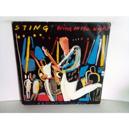 Lp Sting Bring On The Night - Com Encartes