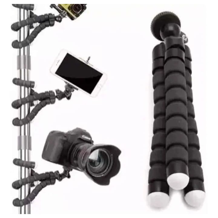 Kit 20 Mini Tripé 18cm Selfie Flexi Pod Para Câmera E Web Cam